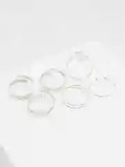 Серебряный набор женских браслетов, 2 цвета