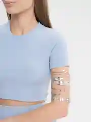 Серебряный набор женских браслетов, 2 цвета