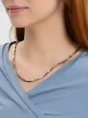 Золотой цепочка на шею "Копья", 50 см
