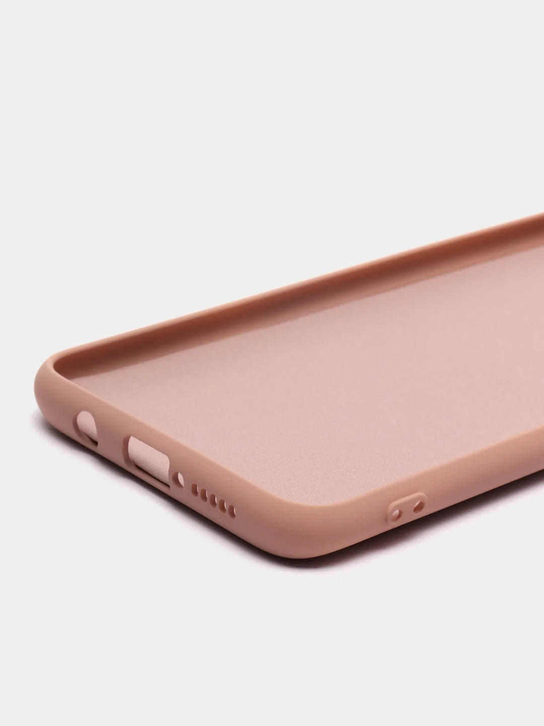Песочный хаки чехол Xiaomi Redmi Note 8 Pro, Сяоми Редми Нот 8 Про, силиконовый с закрытым низом