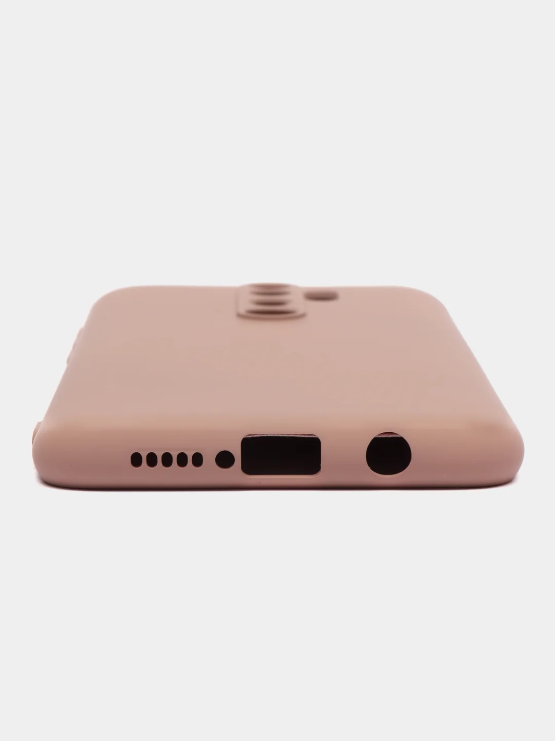 Песочный хаки чехол Xiaomi Redmi Note 8 Pro, Сяоми Редми Нот 8 Про, силиконовый с закрытым низом