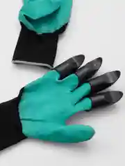 Зеленый перчатки садовые с когтями