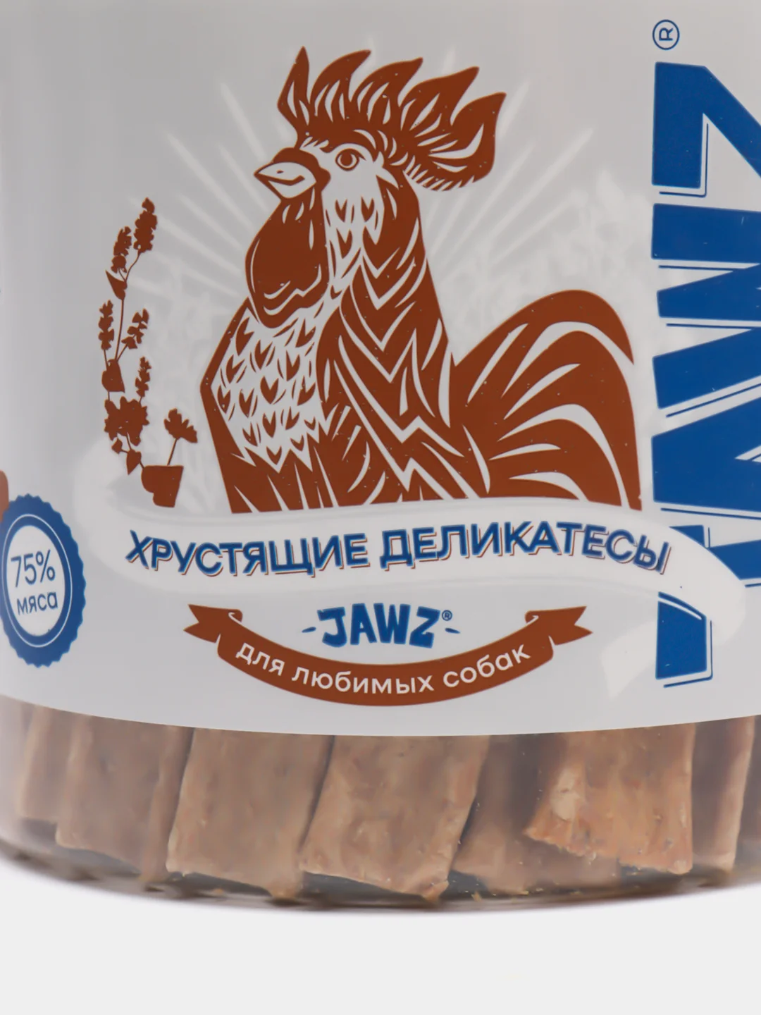 Хрустящие деликатесы JAWZ с курицей, 350 г