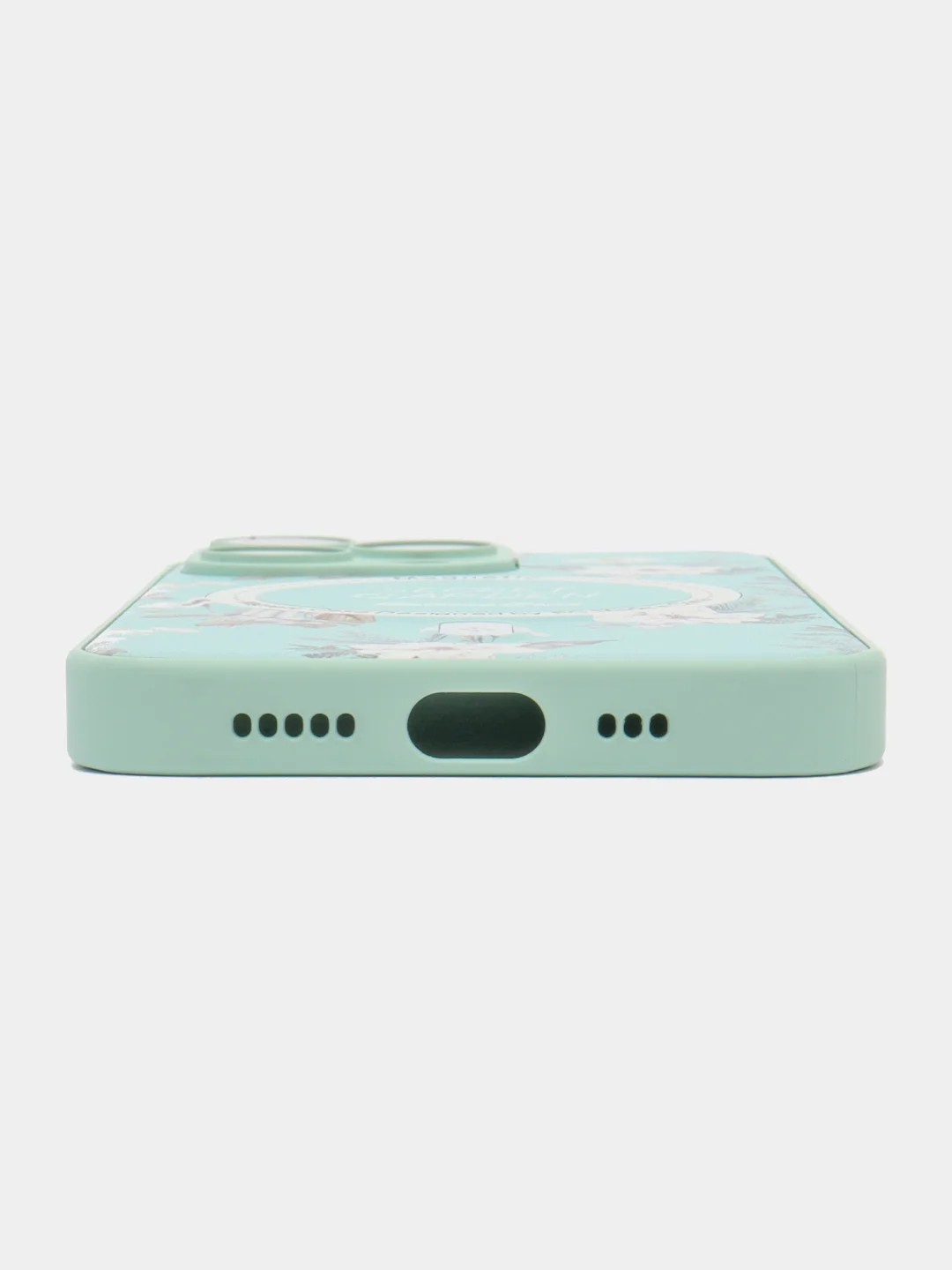Бирюзовый чехол на iPhone 12 Pro, 13 Pro, 14 Pro