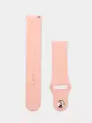 Пудровый силиконовый ремешок для Xiaomi Amazfit Bip / Huawei / Haylou / Samsung, с кнопкой, 22 мм