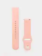 Пудровый силиконовый ремешок для Xiaomi Amazfit Bip / Huawei / Haylou / Samsung, с кнопкой, 22 мм