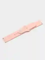 Пудровый силиконовый ремешок для Xiaomi Amazfit Bip / Huawei / Haylou / Samsung, с кнопкой, 22 мм