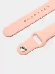 Пастельно-коралловый силиконовый ремешок для Xiaomi Amazfit Bip, Huawei, Haylou, Samsung, 20 мм, с кнопкой