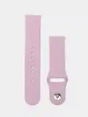 Лавандовый силиконовый ремешок для Xiaomi Amazfit Bip / Huawei / Haylou / Samsung, с кнопкой, 22 мм