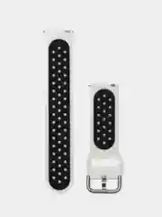 Белый силиконовый ремешок на застежке для Amazfit Bip/GTR 42/GTS/Huawei/Honor/Samsung, 22 мм