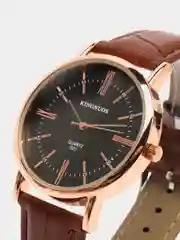 Коричневый мужские наручные часы KINGNUOS K-022, в подарочной упаковке