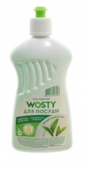 Гель-бальзам Wosty, для посуды, аромат зеленый чай