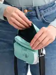 Голубой сумка на Новый год через плечо
