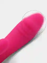 Розовый вибратор женский "Кролик", двойной, для девушек