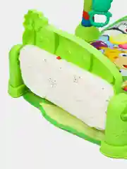 Зеленый детский развивающий игровой музыкальный коврик