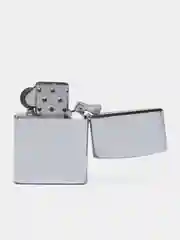 Алый зажигалка бензиновая "Мужик №1", металлический корпус