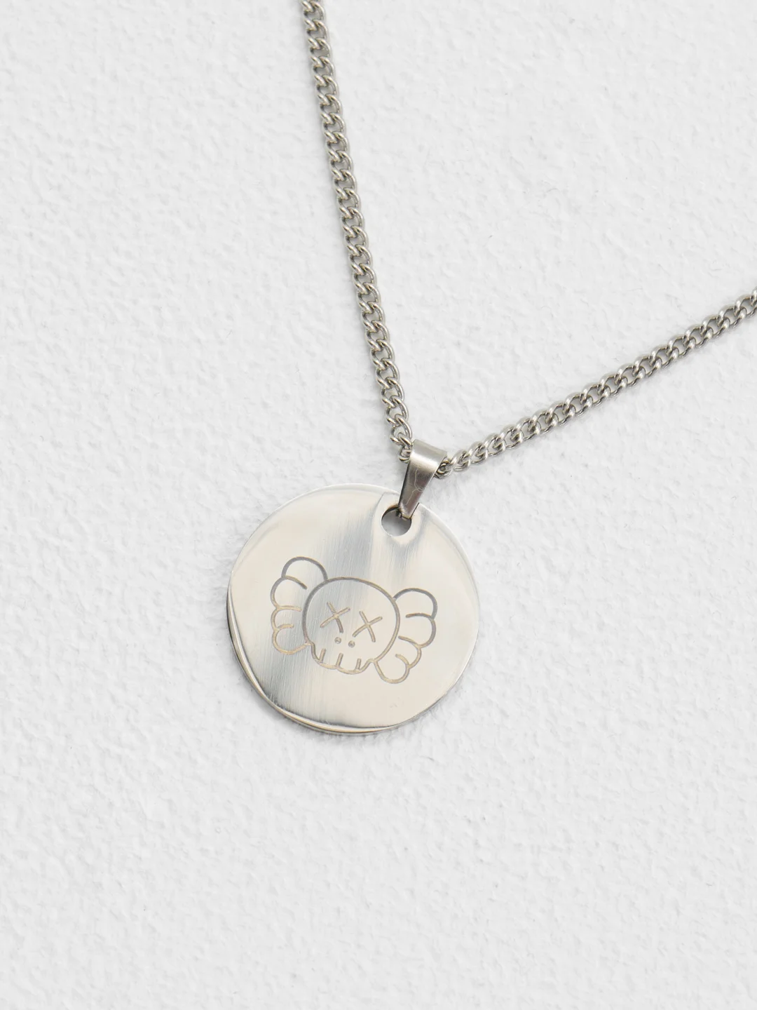 Серый цепочка на шею с изображением KAWS, Bearbrick, статуэтка, игрушка, 50 см