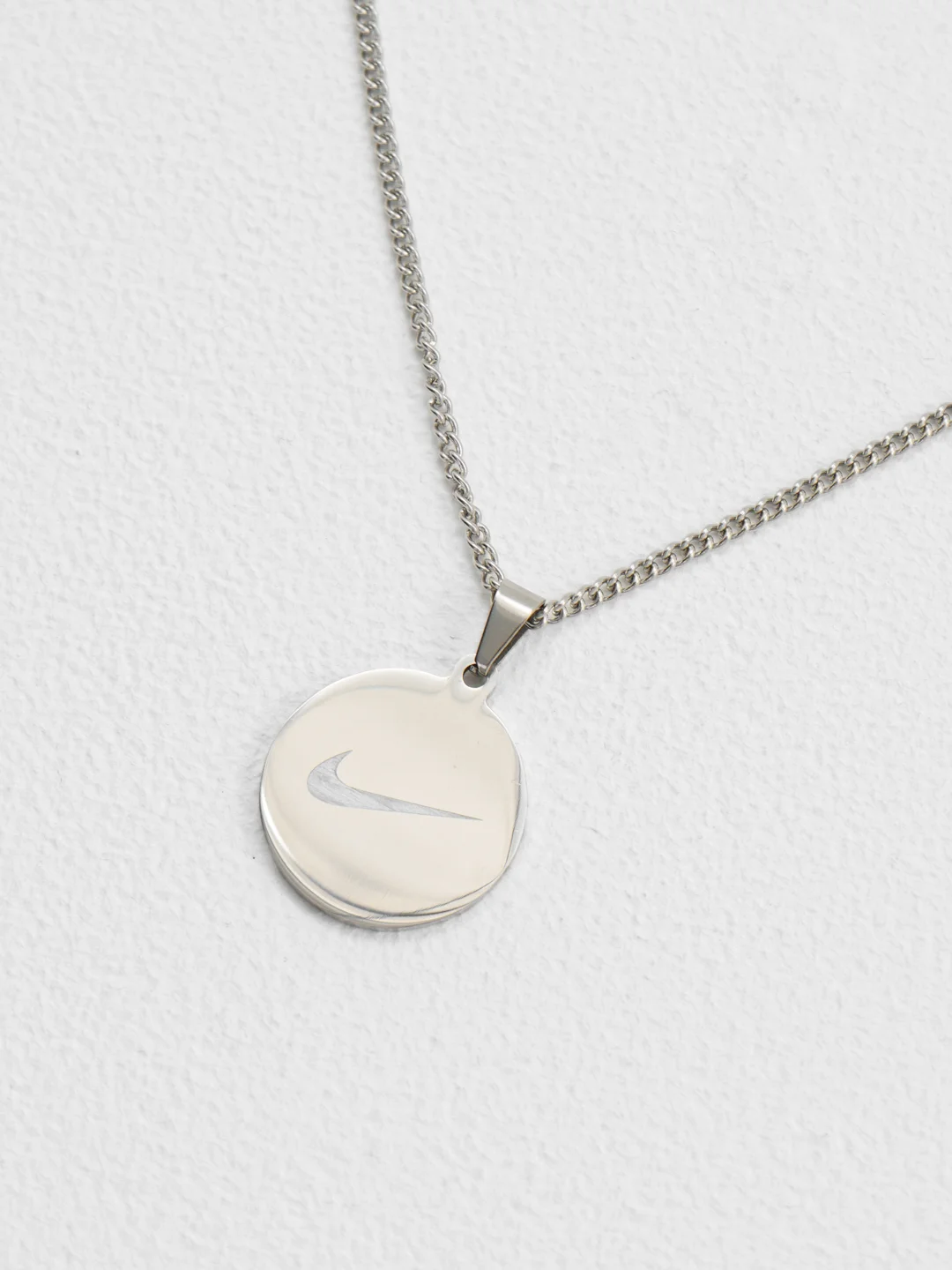 Серый цепочка на шею с логотипом Nike, найк, 56 см