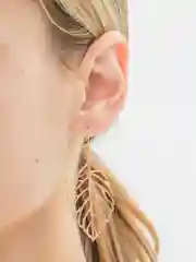 Серьги "Листья"