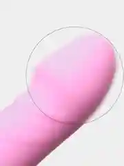 Вибратор со стимуляцией точки G, розовый, 17 х 3,5 см