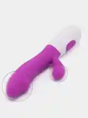 Фиолетовый вибратор "Кролик" для клитора и точки G