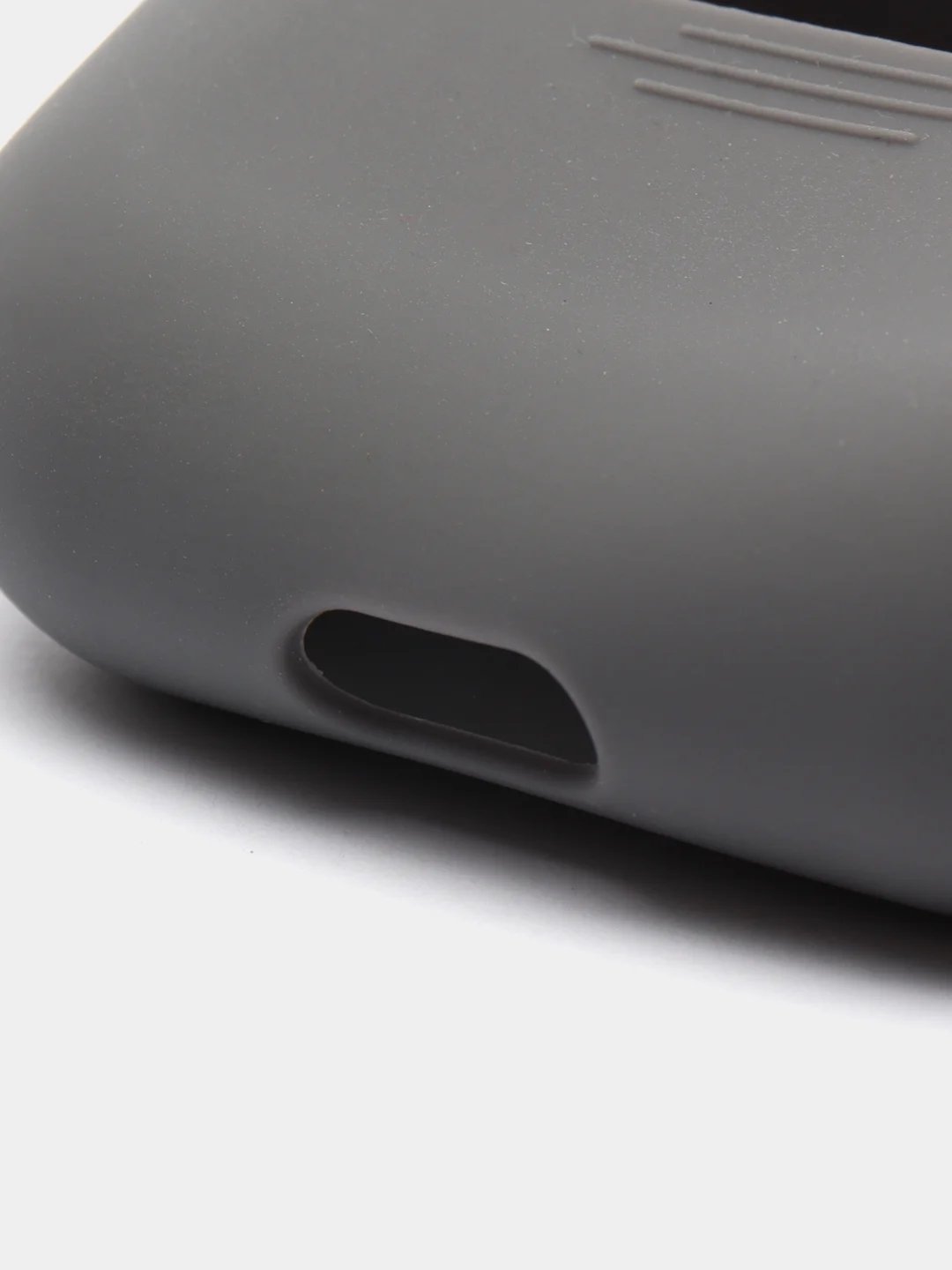 Тёмно-серый чехол для наушников AirPods Pro 2, силиконовый, с карабином