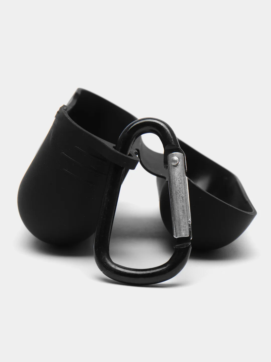 Хром чехол для наушников AirPods Pro 2, силиконовый, с карабином