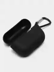 Хром чехол для наушников AirPods Pro 2, силиконовый, с карабином