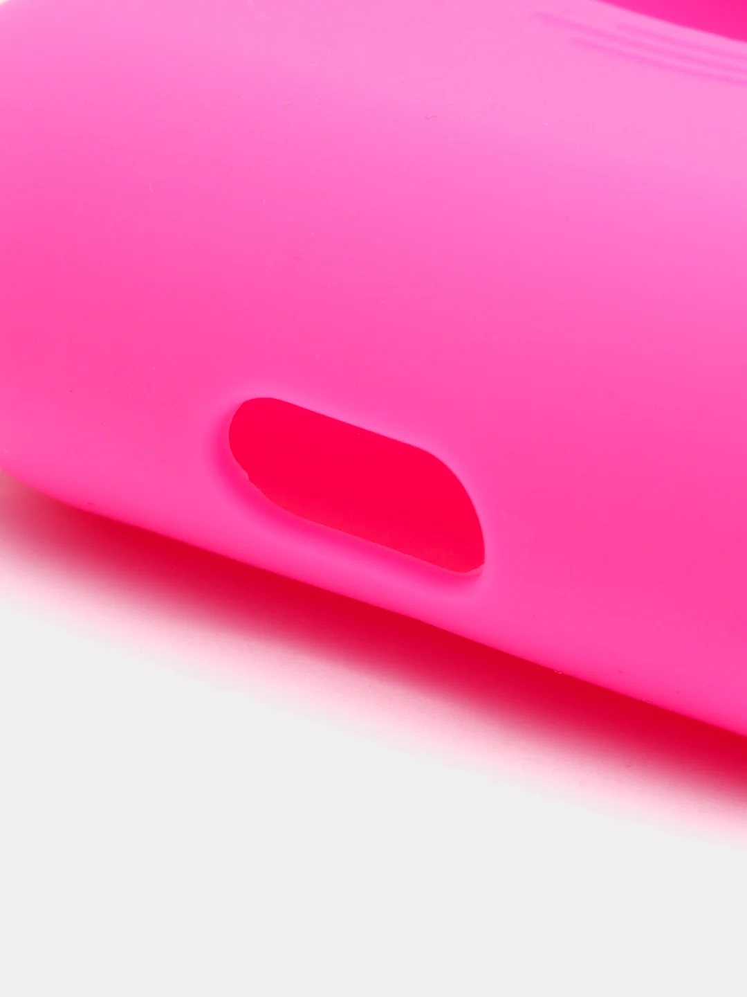 Тёмно-розовый чехол для наушников AirPods Pro 2, силиконовый, с карабином