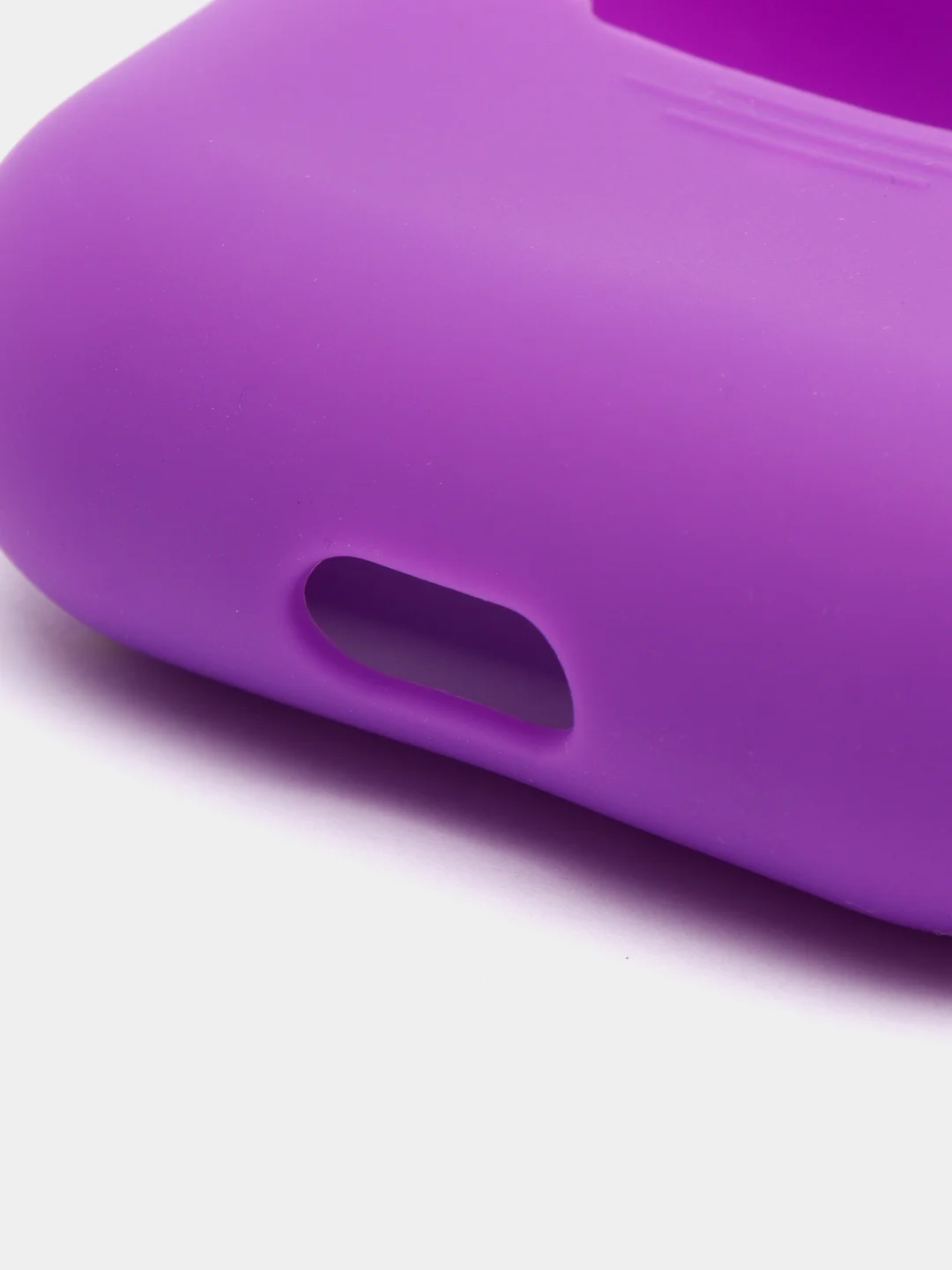 Фиолетовый чехол для наушников AirPods Pro 2, силиконовый, с карабином