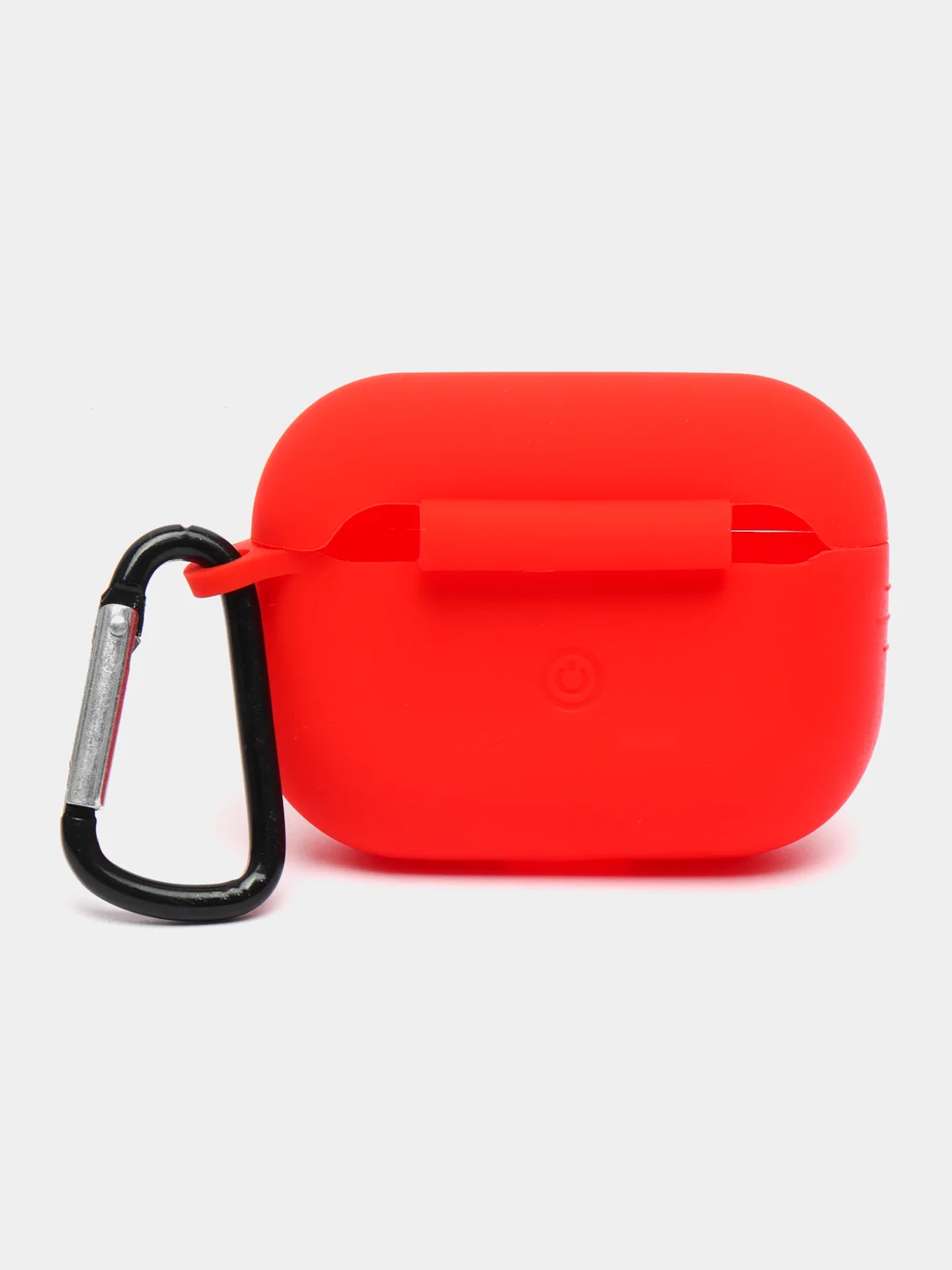 Красный чехол для наушников AirPods Pro 2, силиконовый, с карабином