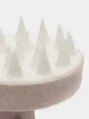 Белый массажная щетка для мытья волос и кожи головы