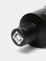 Черный игровой микрофон, музыкальный, для компьютера, с настольным штативом