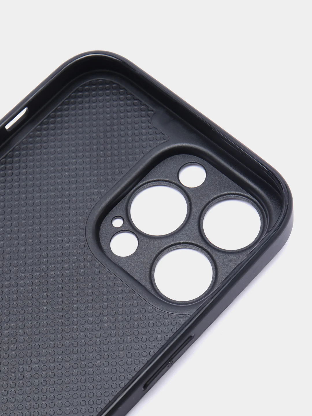 Черный чехол для Apple iPhone 14 Pro Max алькантара BROSCORP, замшевый, пластиковый с силиконом