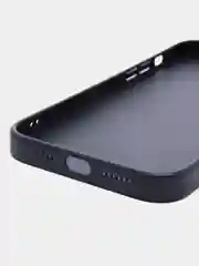Черный чехол для Apple iPhone 14 Pro Max алькантара BROSCORP, замшевый, пластиковый с силиконом