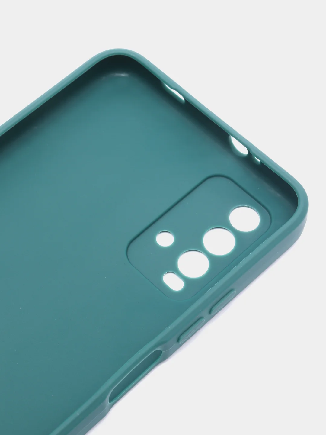 Тёмно-зелёный чехол для Honor 20, Huawei Nova 5T силиконовый ROSCO матовый тонкий, бортик вокруг камер