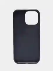 Серый блестящий чехол Broscorp на iPhone 14 Pro Max, со стразами и кристаллами