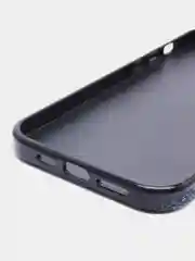 Серый блестящий чехол Broscorp на iPhone 14 Pro Max, со стразами и кристаллами