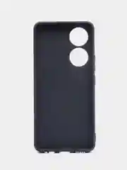 Черный чехол ROSCO для Vivo Y100, матовый, силиконовый, тонкий, бортик вокруг камер