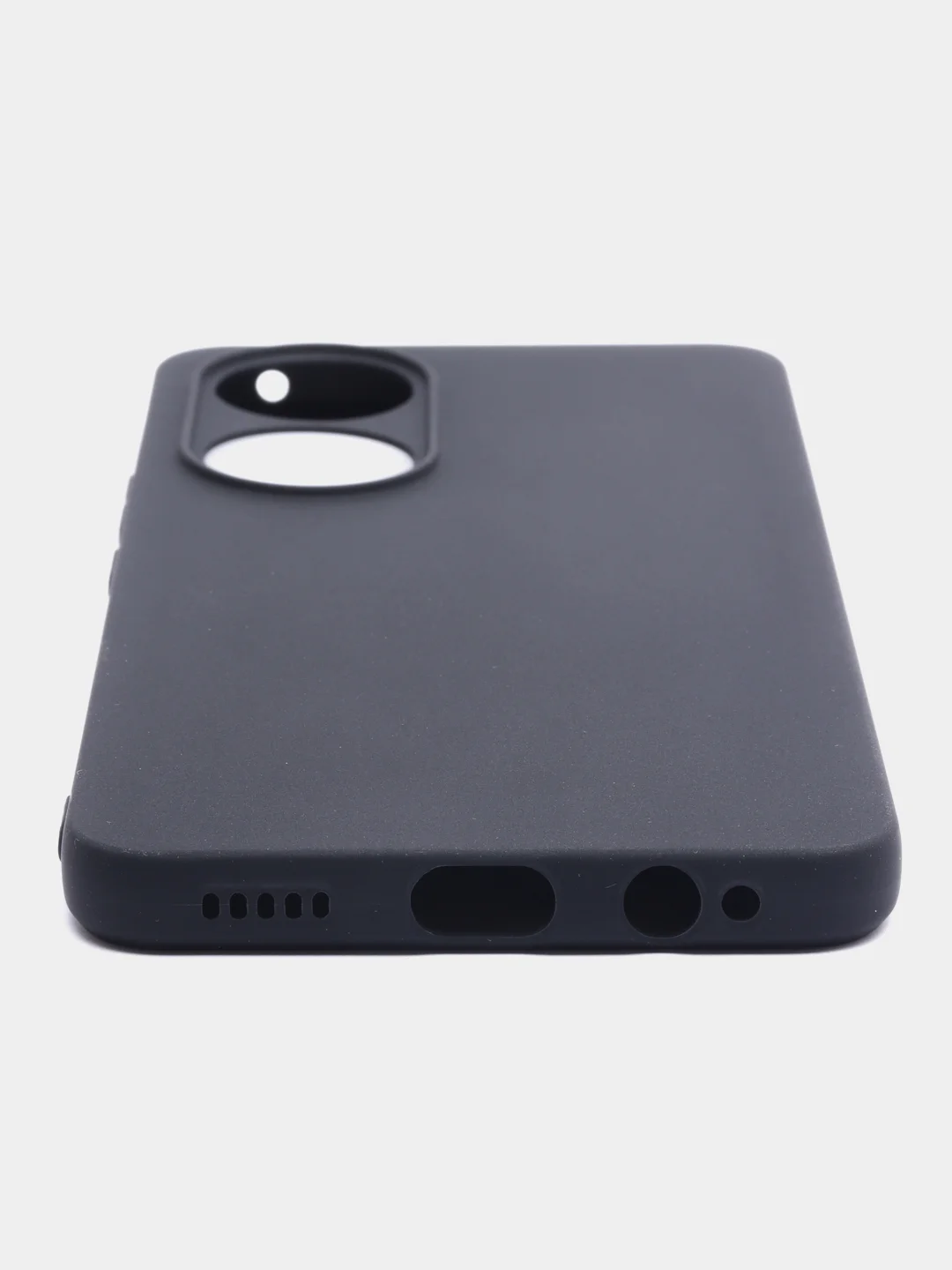 Черный чехол ROSCO для Vivo Y100, матовый, силиконовый, тонкий, бортик вокруг камер