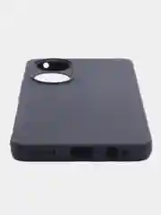 Черный чехол ROSCO для Vivo Y100, матовый, силиконовый, тонкий, бортик вокруг камер