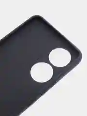 Черный чехол ROSCO для Vivo Y100, матовый, силиконовый, тонкий, бортик вокруг камер