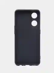 Черный чехол Rosco для Oppo Reno 8T 4G, матовый, силиконовый, тонкий, бортик вокруг камер