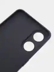 Черный чехол Rosco для Oppo Reno 8T 4G, матовый, силиконовый, тонкий, бортик вокруг камер