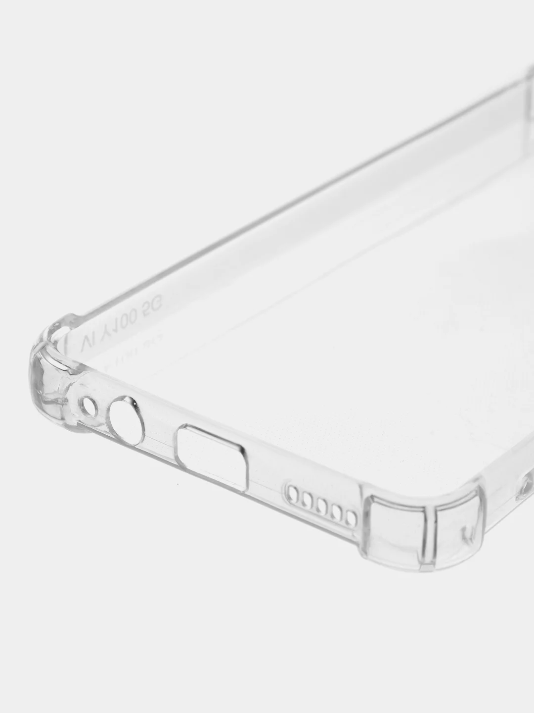 Прозрачный противоударный чехол ROSCO для Vivo Y100 силиконовый, с усиленными углами, прозрачный