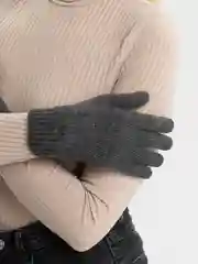 Серый перчатки женские, два цвета