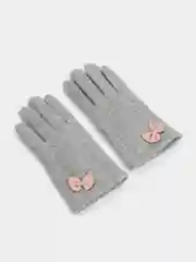Серый перчатки женские, утеплённые, сенсорные, 4 цвета