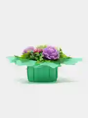 Мятный букет из мыльных роз,подарочный набор" Букет из мыльных цветов",подарокучителю,коллеге
