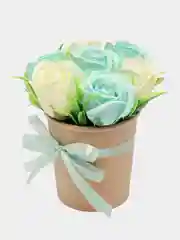 Лайм букет из вспененного мыла ручной работы, подарок учителю,коллеге ,подарочный набор"Розы"