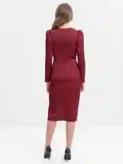 Бордовый платье атласное, женское, вечернее